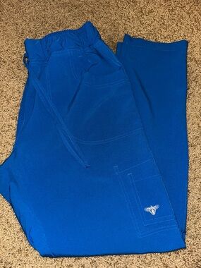 Royal Blue MedGear (material girl) scrub pant size XL